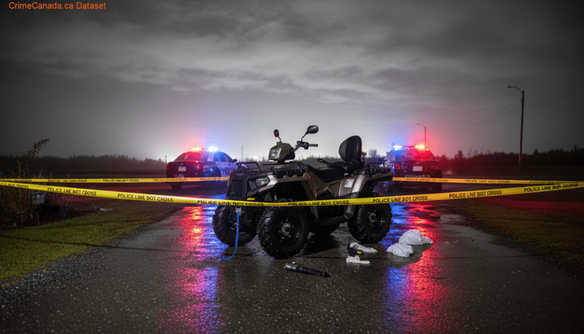 Stolen ATV in Tracadie, New Brunswick.