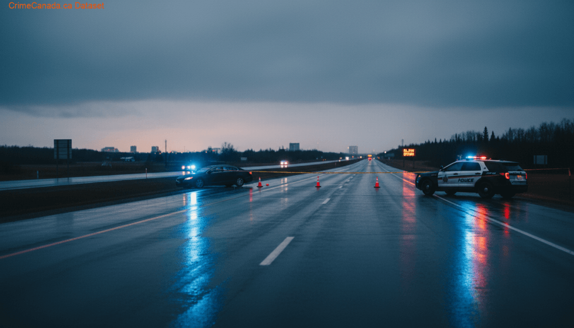 RCMP traffic safety alert in The Pas, Manitoba