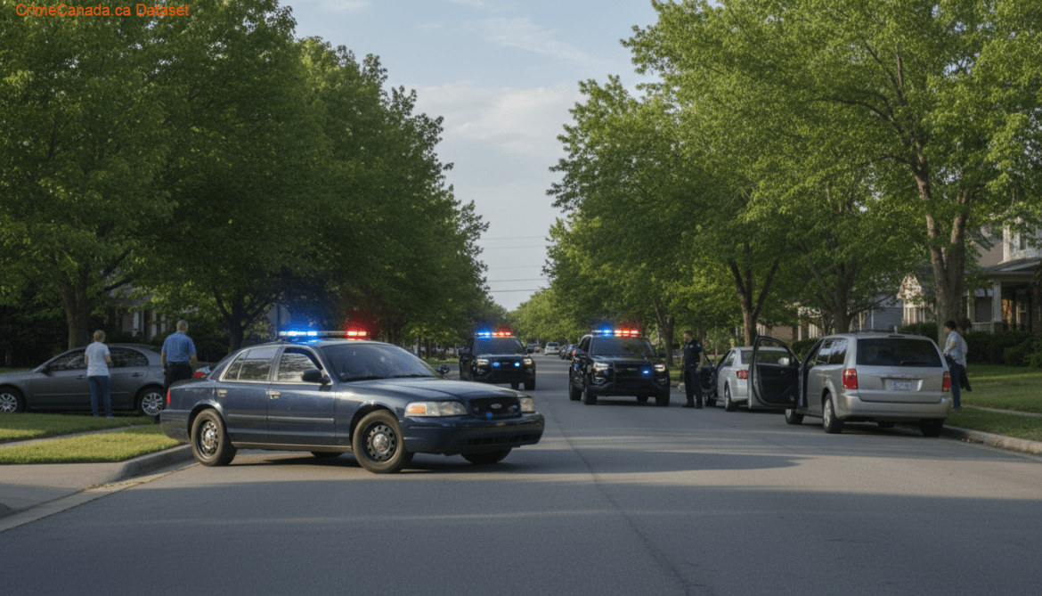 Police and emergency vehicles at the scene of a fatal youth single-vehicle crash on Highway 324 near Lilydale, Lunenburg County, Nova Scotia